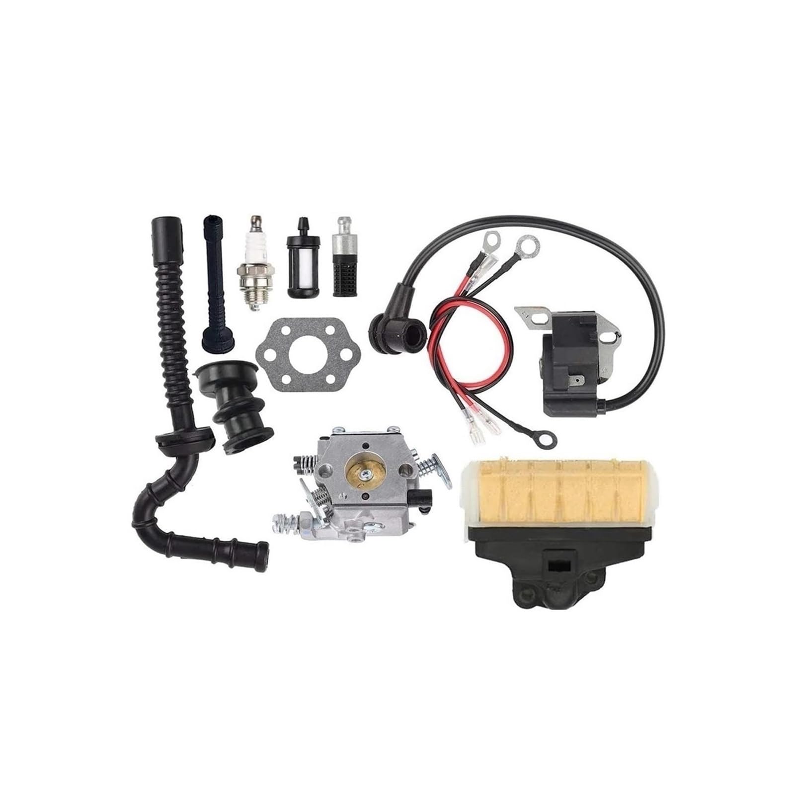 Vergaser für Rasenmäher Für Stihl 021 023 025 MS230 MS250 MS210 Kettensäge Vergaser Kit für Mit Luftfilter Dichtung Zündkerze 11231200605 von FREERAY