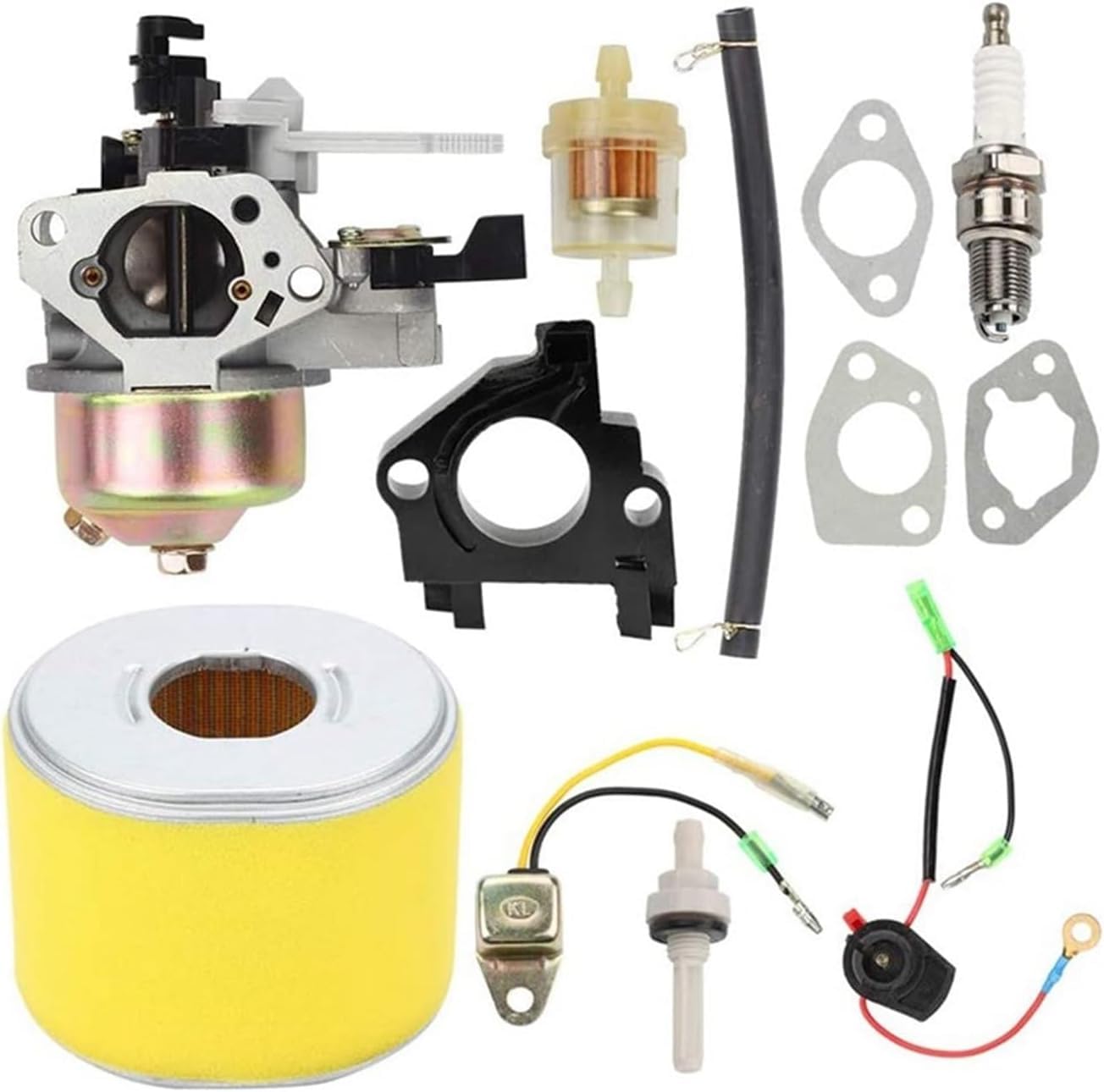 Vergaser für Rasenmäher Vergaser, Luft-Kraftstofffilter, Vergaser für Motor für mit Luftfilter, Vergaser-Kit, Vergaserzubehör für GX340 11 PS, GX 390, GX390 13 PS von FREERAY