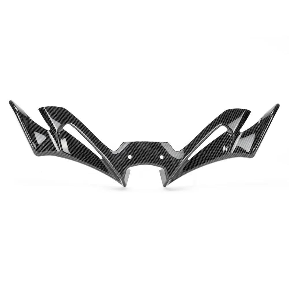 Motorrad Front Verkleidung Winglets Abdeckung Für R3 Für R25 2019-2022 2023 Aerodynamische Carbon Faser Schutz Wachen Flügel Winglet Verkleidung(Color:Kohlefaser-Look) von FREEZER