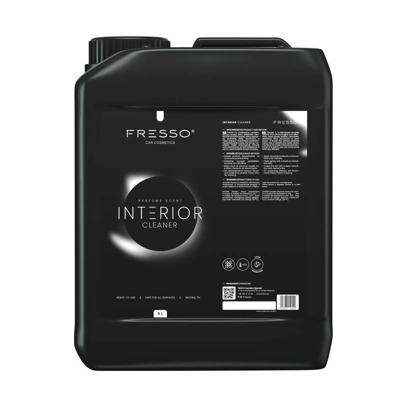 Fresso Interior Cleaner | Auto Premium Innenraum Reiniger - Universalreiniger für Innenraum Auto | Innenraumpflege Cockpitspray, Cockpit Reiniger (5 Liter) von FRESSO