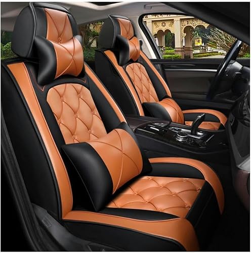 FROON Sitzbezüge Auto Autositzbezüge Universal Set für Audi A3 Sportback Hatchback 2002-2020 Auto Zubehör,orange Farbe von FROON