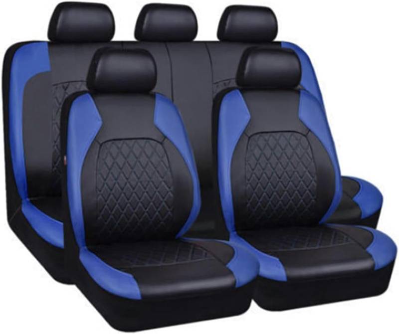 FROON Sitzbezüge Auto Autositzbezüge Universal Set für Hyundai i30 Wagon(GD)/i30 GO!/i30 Fastback(PD)/i30 Fastback N Line(PD)/i30 Fastback N(PD) Auto Zubehör,Schwarz blau von FROON