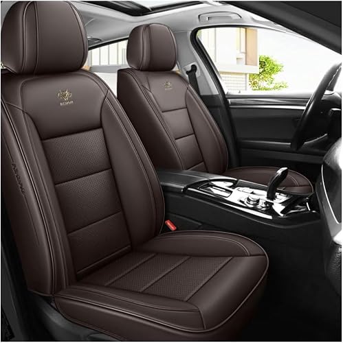 FROON Sitzbezüge Auto Autositzbezüge Universal Set für Nissan Note Pulsar Pulsar c13 Juke Leaf GTR tiida almera Auto Zubehör,braun von FROON