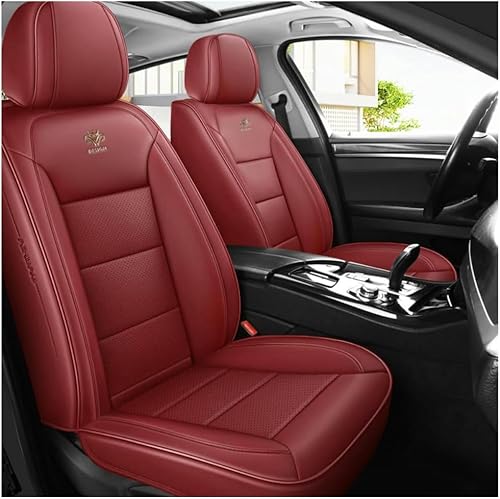 FROON Sitzbezüge Auto Autositzbezüge Universal Set für Skoda Citigo? Iv Citigo Roomster Kodiaq Superb Derivative Yeti Karoq Auto Zubehör,Rot von FROON