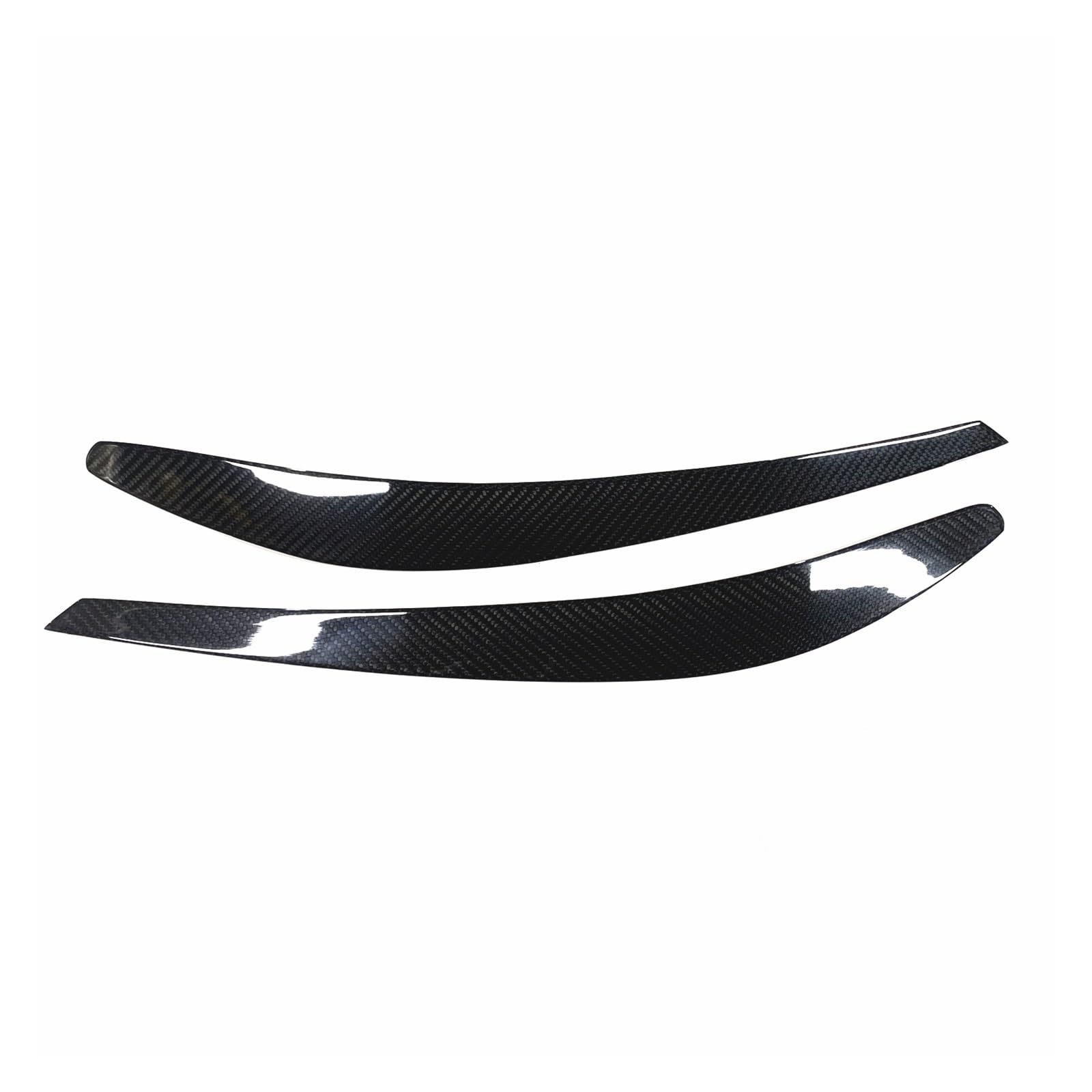 FRUDYR 2PCS Carbon Fiber Scheinwerfer Augenbraue Aufkleber Fit for Holden VE Commodore SS SSV SV6 S Evoke Auto Front Kopf licht Augenlid Abdeckung Trim Scheinwerfer-Brauenform von FRUDYR