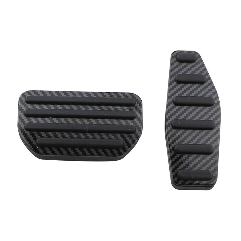 FRUDYR Abdeckung for Gaspedal, Bremse, Kupplungspedal, passend for Suzuki, Jimny JB74 JB64 2019–2022, Zubehör for die Fußstützenpedale Auto-Fußstützenplatte(AT) von FRUDYR