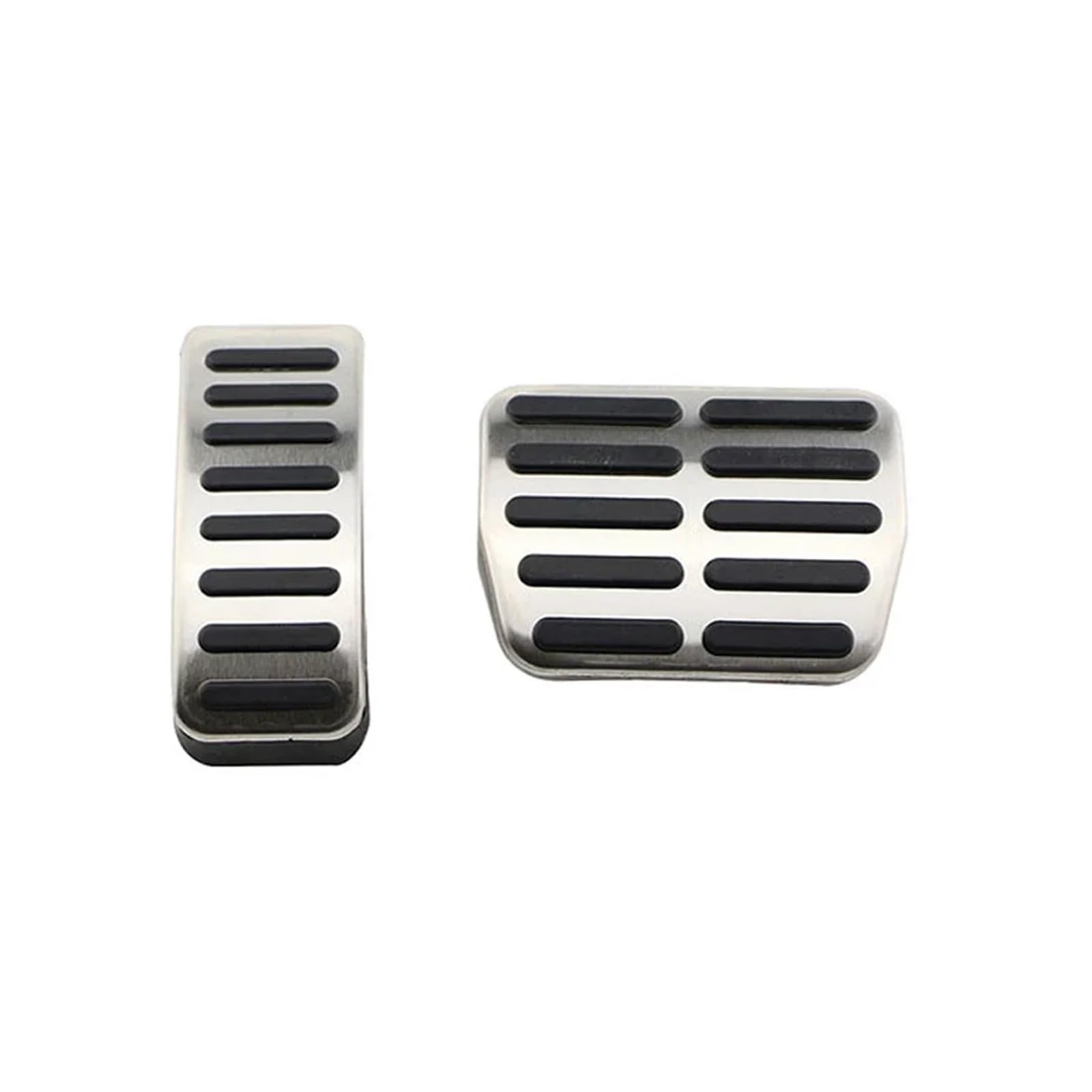 FRUDYR Autobremspedale, passend for, TT A1 A2 A3 Pedale, passend for VW, passend for Golf 3 4 Polo GTI 9N3, passend for SKODA, Octavia SEAT Ibiza Fabia Edelstahl Auto-Fußstützenplatte(AT 2 Pcs) von FRUDYR