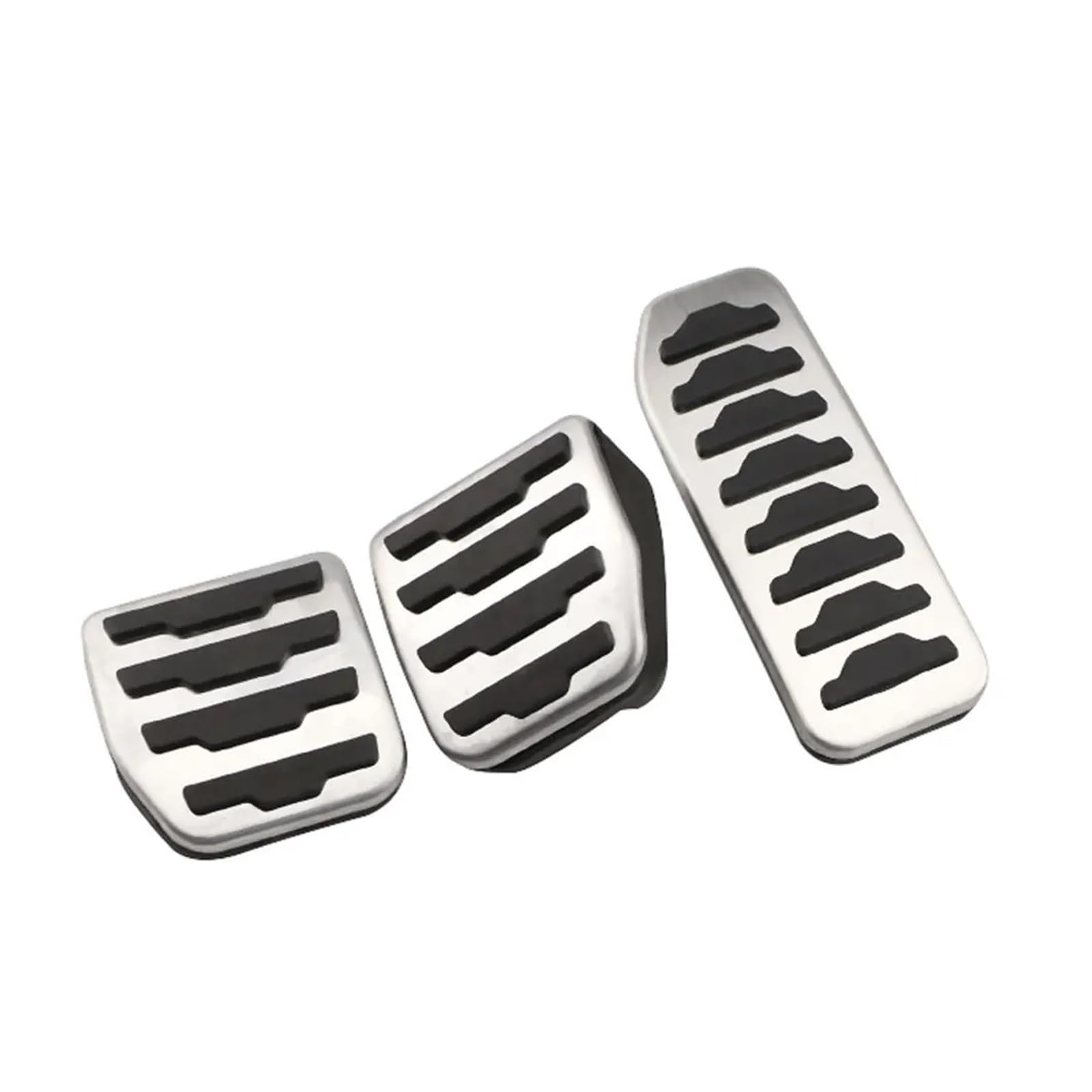 FRUDYR Fußstützen-Pedalpolster-Abdeckung, passend for Land, Rover Freelander 2007–2015, Auto-Styling, Auto-Pedale, Bremspedal Auto-Fußstützenplatte(3Pcs MT Without Rest) von FRUDYR