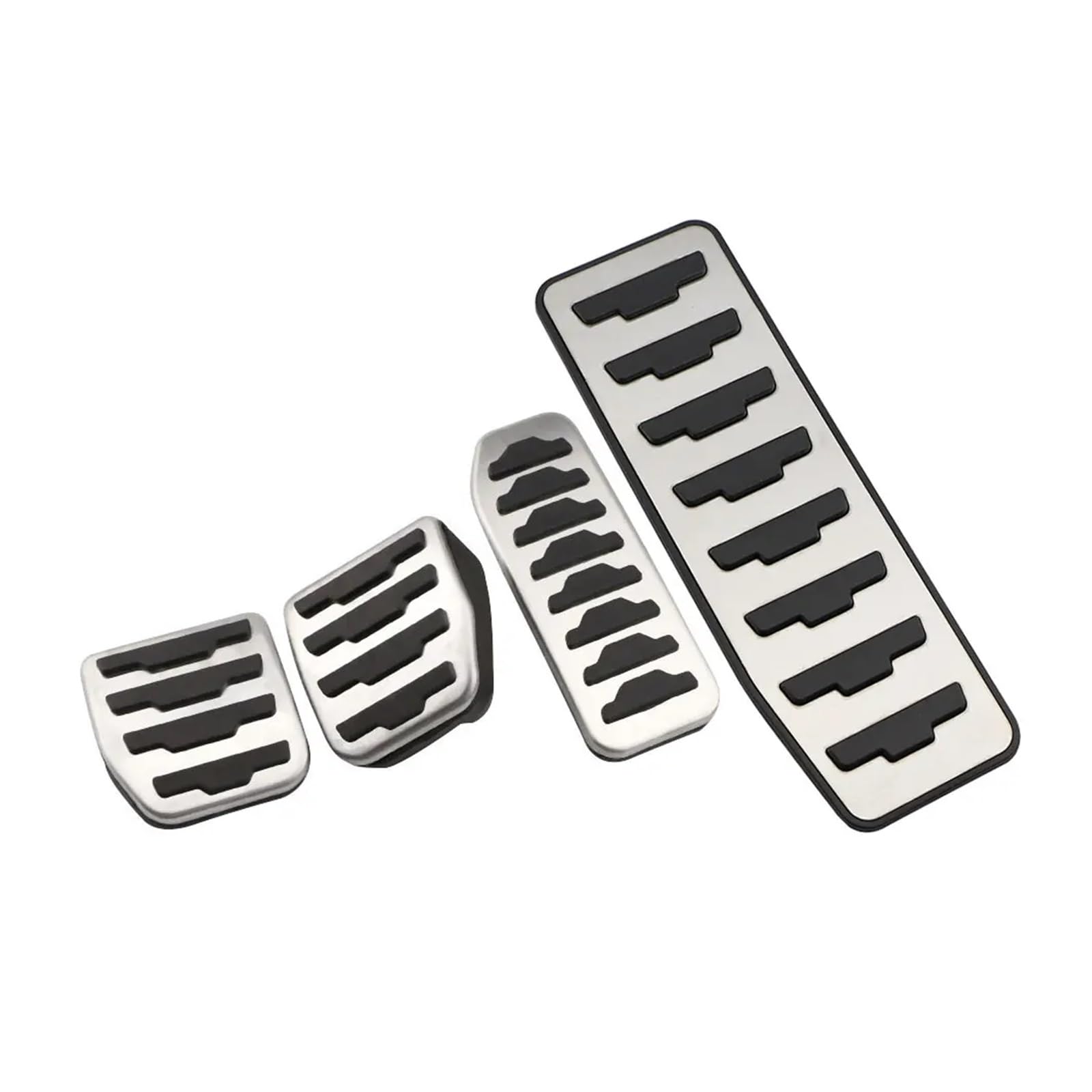 FRUDYR Fußstützen-Pedalpolster-Abdeckung, passend for Land, Rover Freelander 2007–2015, Auto-Styling, Auto-Pedale, Bremspedal Auto-Fußstützenplatte(4Pcs MT With Rest) von FRUDYR