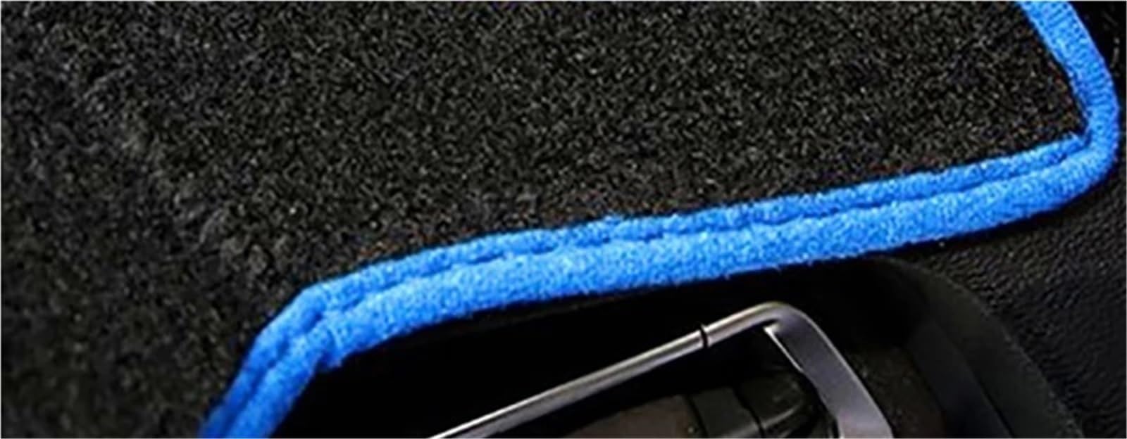 Armaturenbrettabdeckung Matte Auto Armaturenbrett-Abdeckung, Armaturenbrett-Matte, Teppich, Für Mitsubishi Für Outlander 2. Generation CW/ZG/ZH 2006–2012, 2 Schichten, Sonnenschutz Dashmat Mat(Blue RH von FRVVPL