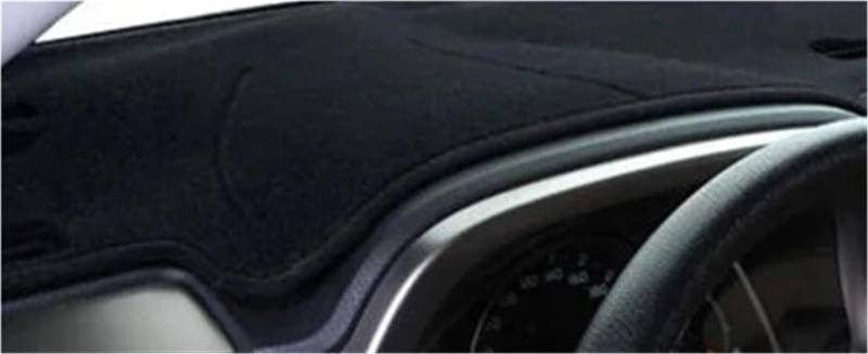 Armaturenbrettabdeckung Matte Auto Armaturenbrett Abdeckung Dash Matte Für Toyota Für Highlander 1st Gen XU20 2001 2002 2003 2004 2005 2006 2007 Auto Sonnenschutz Matte Pad Teppich Dashmat Mat(Schwarz von FRVVPL