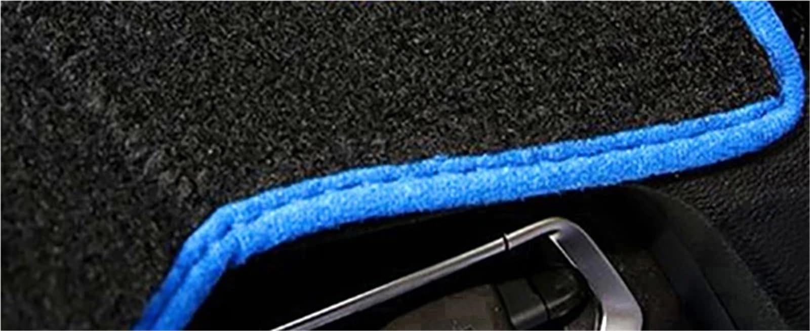 Armaturenbrettabdeckung Matte Auto Armaturenbrett Abdeckung DashMat Für GAC Für EMZOOM GS3 2023 2024 2025 Vermeiden Licht Pad Zubehör Anti-Uv Fall Teppich Auto Zubehör Dashmat Mat(Blue RHD) von FRVVPL