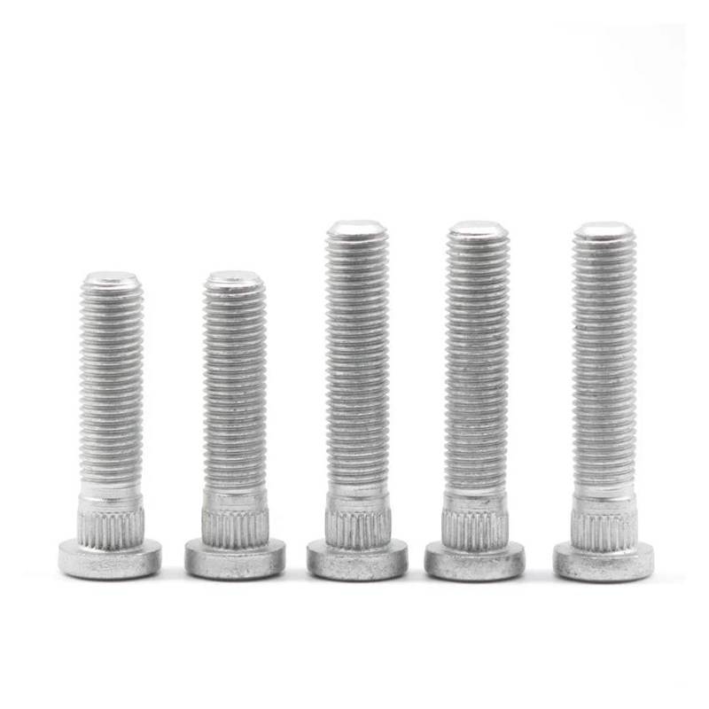 Auto Distanzscheiben Spurverbreiterungen 10/20 Stück Knurled13mm-M12 * 1,5 Auto Räder Lug Schrauben Rad Lug Verlängern Schraube Für Ford(10PCS 48MM,M12x1.5) von FRVVPL