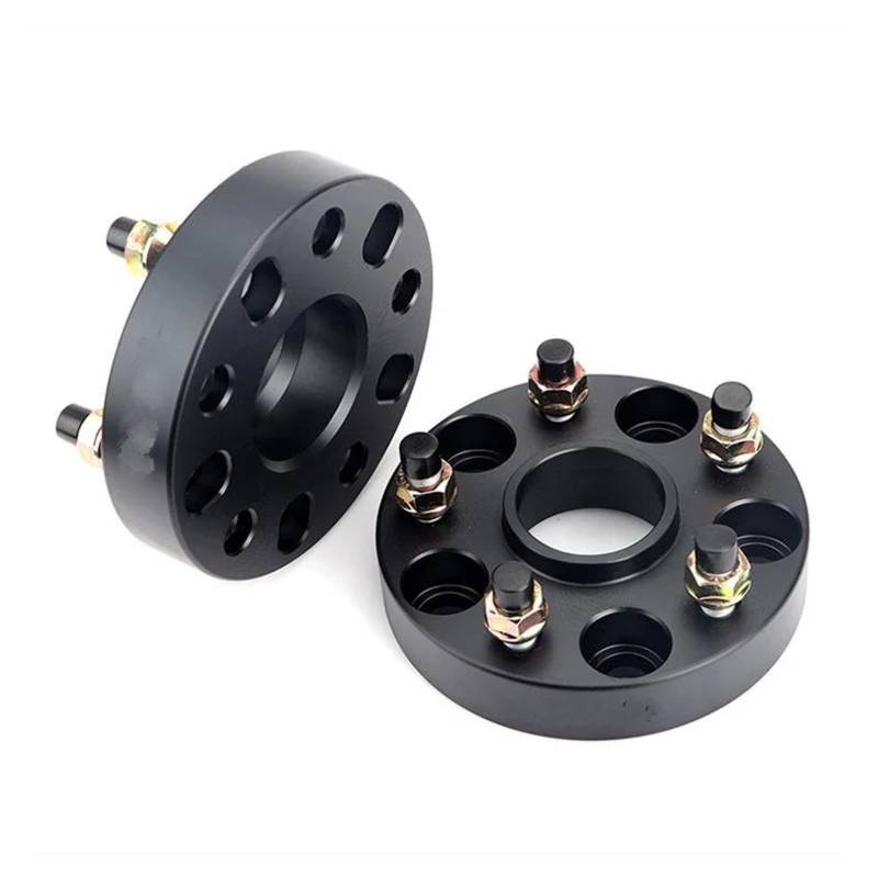 Auto Distanzscheiben Spurverbreiterungen 2 Stück Für SUBARU Für BRZ Für Lmpreza/XV/G4/Für Anesis Für Forester Für Outback 5x10 0 56,1mm Spurverbreiterungen Adapter 5 Lug Spurverbreiterung(30mm black S von FRVVPL