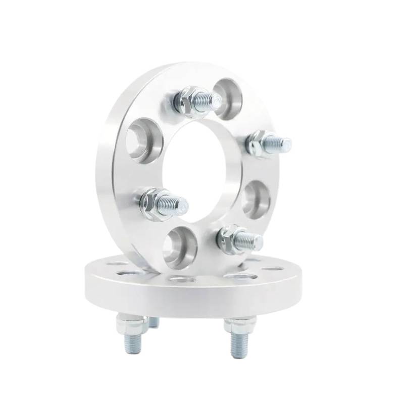 Auto Distanzscheiben Spurverbreiterungen 2 Stücke Spurverbreiterungen Adapter PCD 4x114,3 (4x4,5 ") Zu 4x100 CB 71 Dicke 15/20/25mm Bolzen 12x1,5 Aluminium Auto Felgen Zubehör(25mm) von FRVVPL