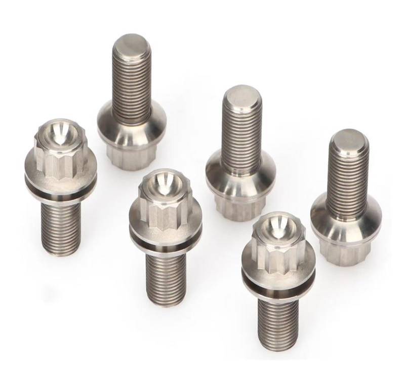 Auto Distanzscheiben Spurverbreiterungen 4/20 STÜCKE Titanlegierung Radschrauben Diebstahlsicherung Schrauben M14x1.5 12x1.5 Anzug Für Benz(4pcs 40mm,M12x1.5) von FRVVPL