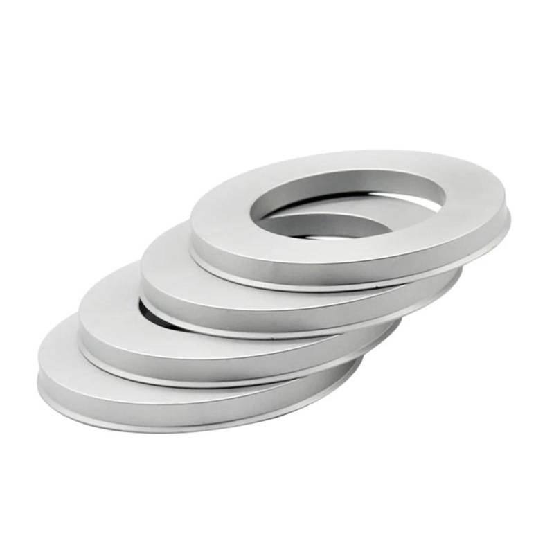 Auto Distanzscheiben Spurverbreiterungen 4 Stück Hub Ringe Rad Zentrier Ringe Rad Bohrung 67,1-108mm 67,1-110mm 67,1-100mm 108-110mm 106-67,1mm Aluminium(106-67.1mm) von FRVVPL