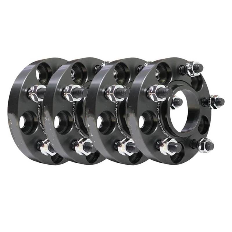 Auto Distanzscheiben Spurverbreiterungen 4 Stücke Für Hyundai 5 Lug Anzug 15/20/25/30/35mm PCD 5x114,3 CB 67,1mm M12x1.5 Rad Spacer Adapter Auto Teile Zubehör(4pcs 7075 30mm) von FRVVPL