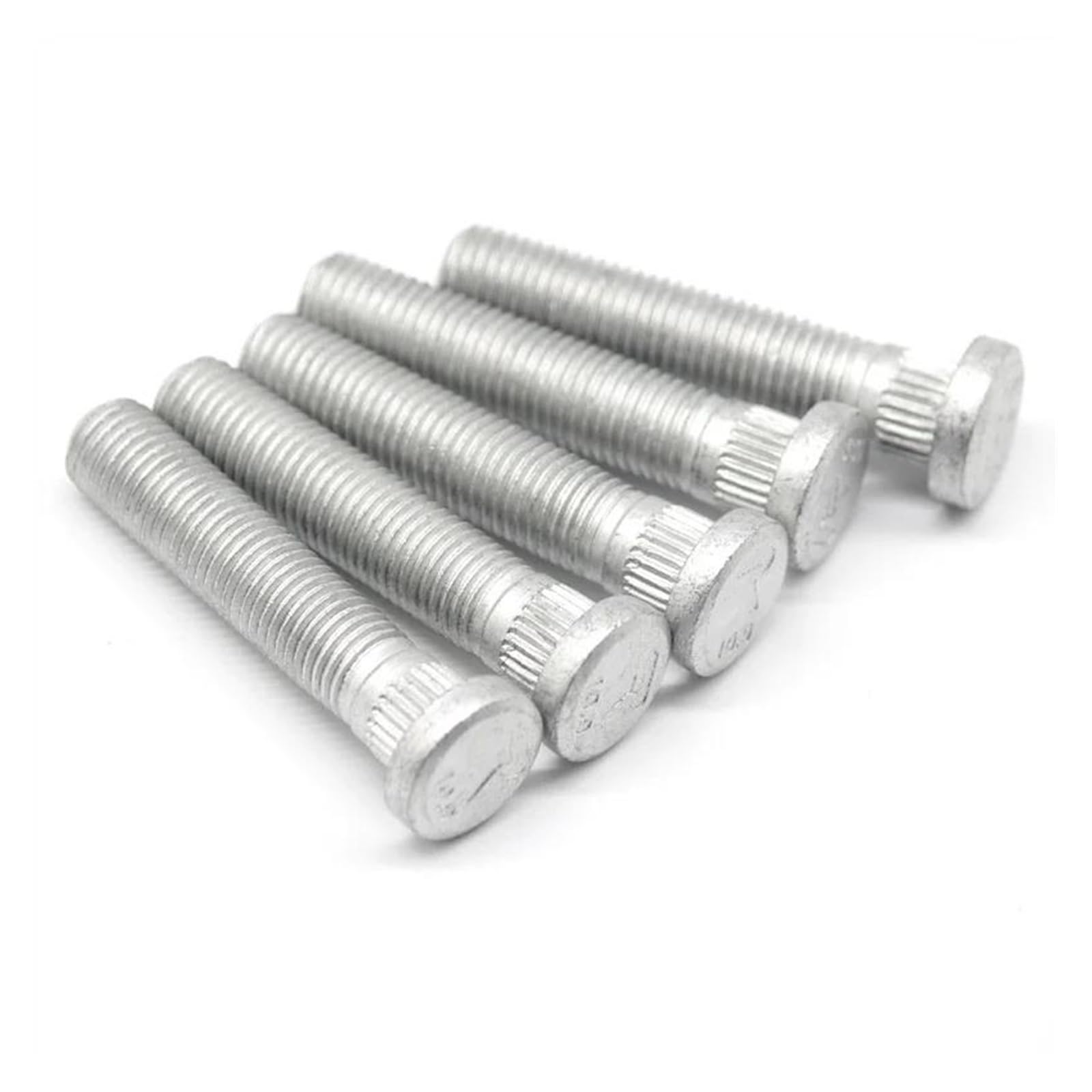 Auto Distanzscheiben Spurverbreiterungen Für Hyundai 10/20 Stück Knurled13mm-M12 * 1,5 Auto Räder Lug Schrauben Rad Lug Verlängern Schraube(20PCS 57MM,M12x1.5) von FRVVPL