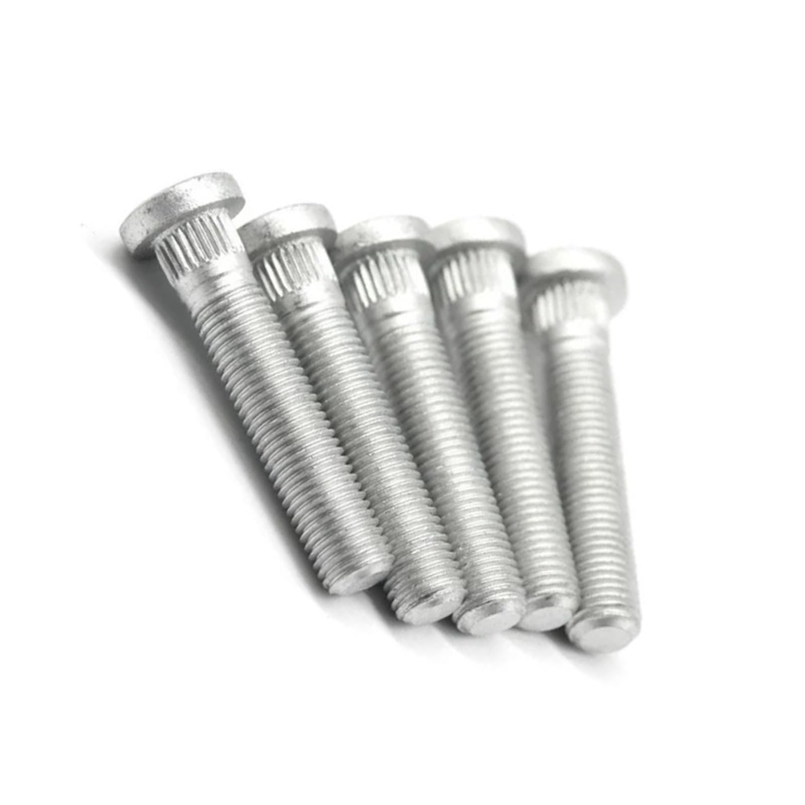 Auto Distanzscheiben Spurverbreiterungen Für Jaguar 10/20 Stück Knurled13mm-M12 * 1,5 Auto Räder Lug Schrauben Rad Lug Verlängern Schraube(10PCS 43MM,M12x1.25) von FRVVPL