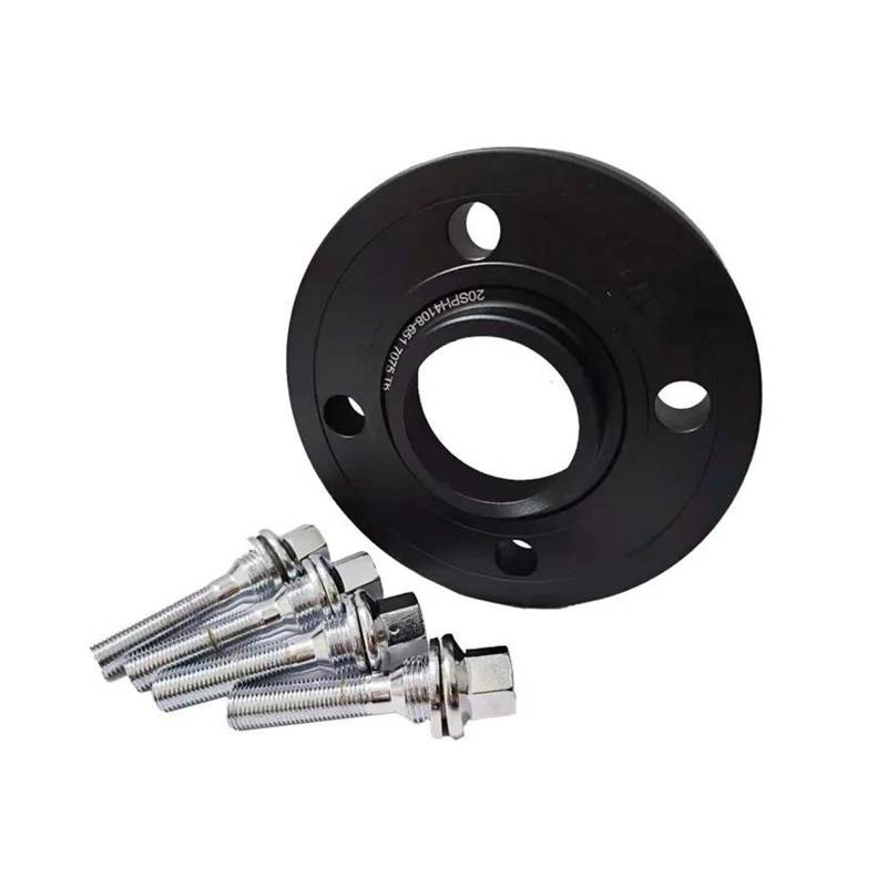 Auto Distanzscheiben Spurverbreiterungen Spurverbreiterungen Erweitern 4x108 Hubcentric 65,1 Forgin Adapter Für Citroen C2/C3/C4/DS3/DS4/DS5 Für C-Elysee Für Xsara/Für C-Quatre Separadores(1 piece 20m von FRVVPL