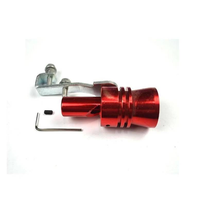 Auto-Endrohre Auto-Auspuffrohr Turbo Sound Whistle Für Toyota Für Corolla Für Yaris Für Tundra Für Tacoma Für RAV4 Für Aygo Für Avalon Für Auris Auspuffblende(Rot) von FRVVPL