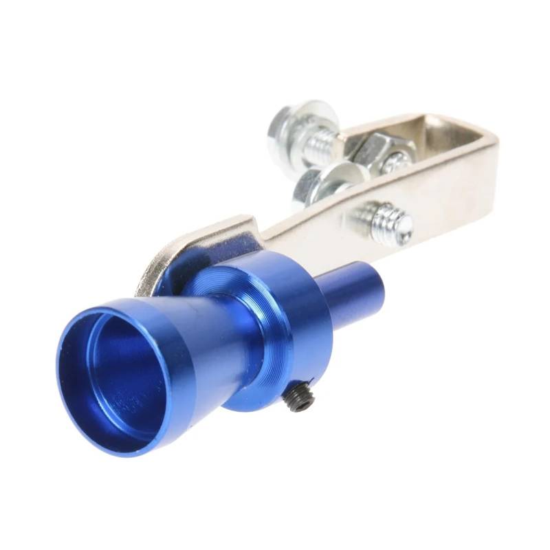 Auto-Endrohre Universal Auto Turbo Sound Whistle Schalldämpfer Auspuffrohr Simulator Whistler Für Fahrzeuge Größe S Auto Zubehör Auspuffblende(Blau) von FRVVPL