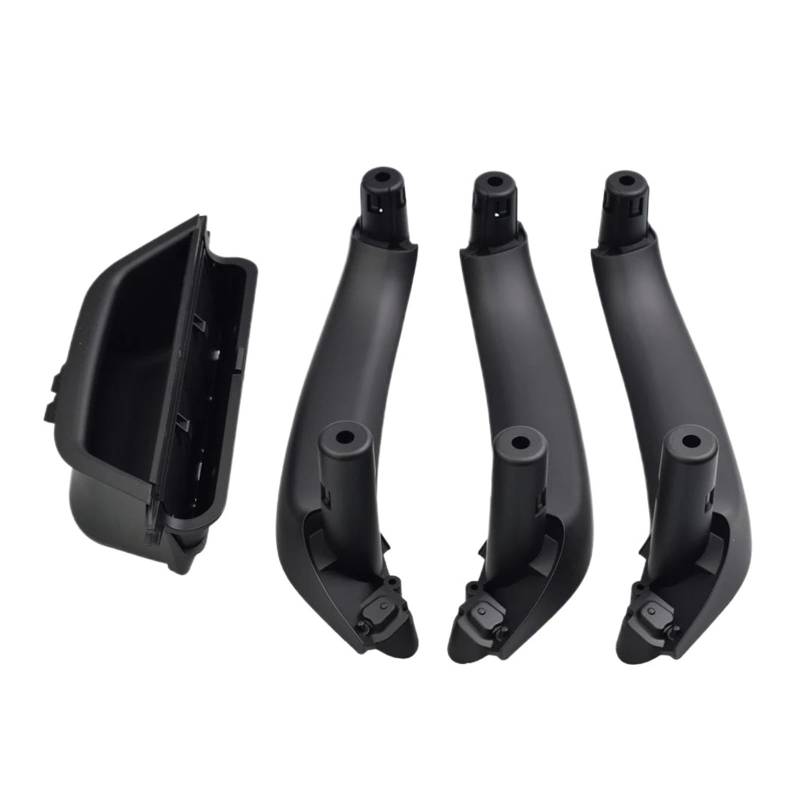 Auto Türgriff Innen Türgriff Innen Abdeckung Carbon Faser Auto Tür Fenster Innen Griff Pull Abdeckung Trim Vorne Links Für X3 F25 2010-2015 2016 2017 & X4 F26 2014 2015 2016(Black-4pcs) von FRVVPL