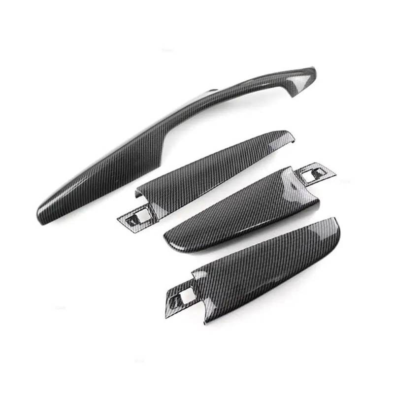 Auto Türgriff Innen Türgriff Innen Abdeckung Carbon Fiber Texture Auto Styling Innen Tür Griff Panel Armlehne Abdeckung Trim Für 5 Series F10 F18 2011 2012 2013 2014 2015 2016 2017(RHD) von FRVVPL