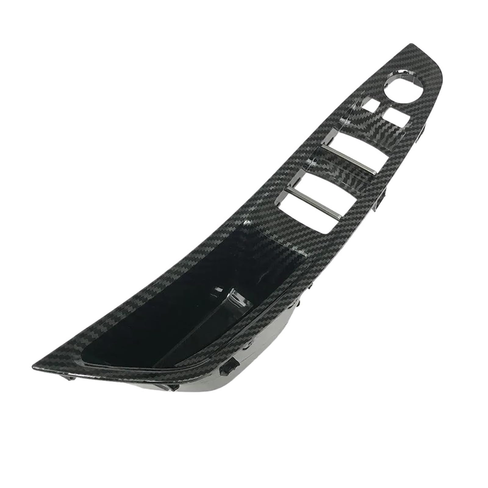 Auto Türgriff Innen Türgriff Innen Abdeckung Für 5 Series F10 F11 F18 520 523 Vordertür Inner Griff Innentür Panel Fahrersitz Schalter Rahmen Aufbewahrungsbox Abdeckung(LHD Carbon Fiber) von FRVVPL