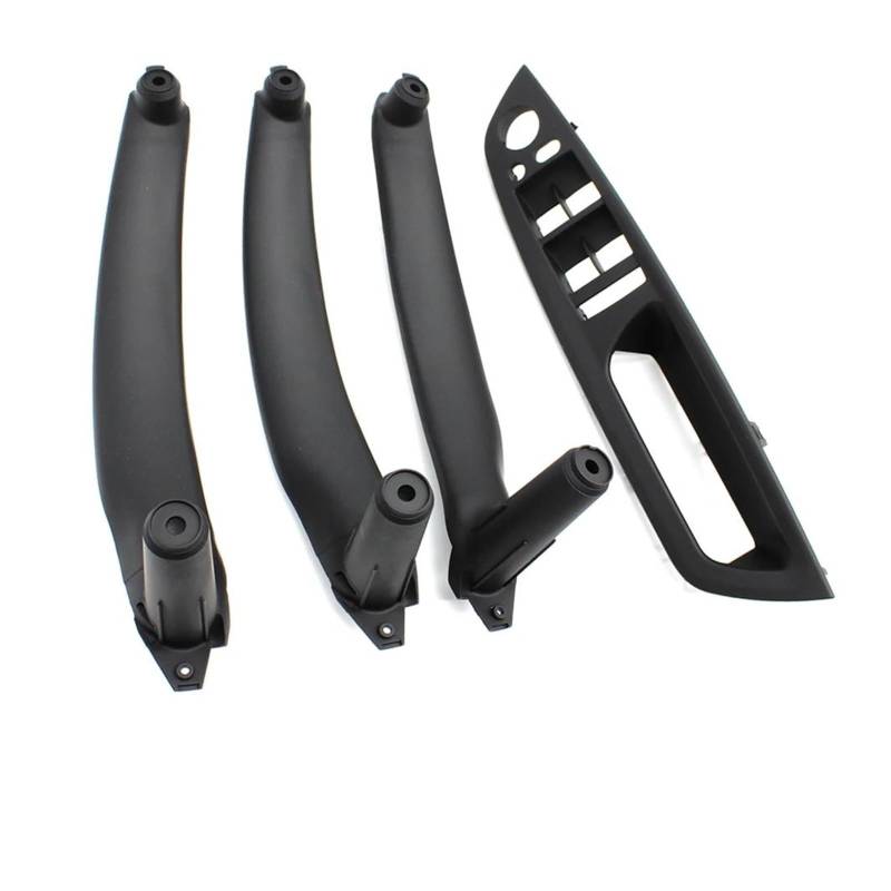 Auto Türgriff Innen Türgriff Innen Abdeckung LHD RHD Auto Innen Tür Pull Griff Innere Armlehne Panel Abdeckung Für X5 X6 E70 E71 E72 2007-2013 2008 2009 2010 2011 2012(RHD Black Set) von FRVVPL