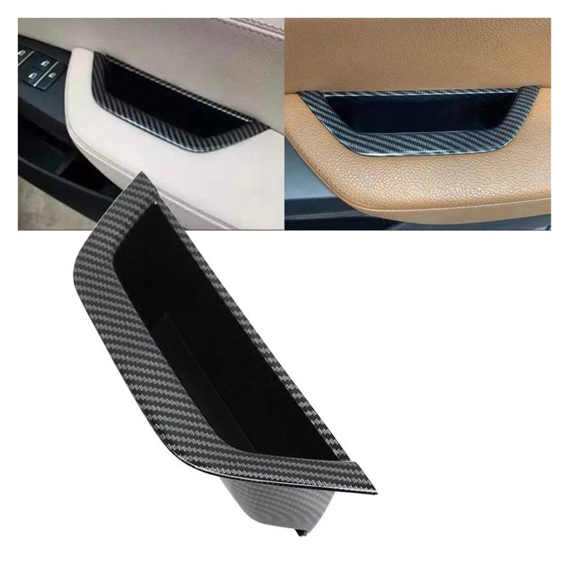 Auto Türgriff Innen Türgriff Innen Abdeckung Links Rechts Fahrer Tür Kunststoff Pull Griff Armlehne Panel Abdeckung Trim Für X3 X4 F25 F26 2010-2011 2012 2013 2014 2015 2016(RHD Carbon) von FRVVPL