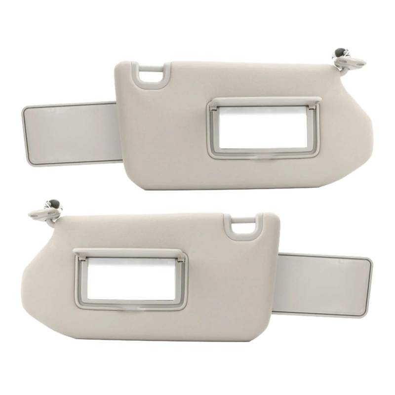 Auto Visier Sonnenschutz Auto Sonnenblende Schatten Links Rechts Seite W/Lampe Für Nissan Für Pathfinder R52 2013 2014 2015 2016 2017 2018 Sonnenblenden Sonnenblende(Beige Left and Right) von FRVVPL