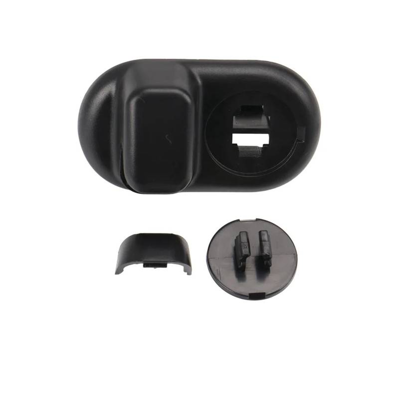 Auto Visier Sonnenschutz Auto Vorne Dach Seite Sonnenblende Sonnenblende Feste Clip Schnalle Retainer Haken Halterung Für Mini Für Cooper R55 R56 R60 2006-2013 Sonnenblende(Black Rear) von FRVVPL