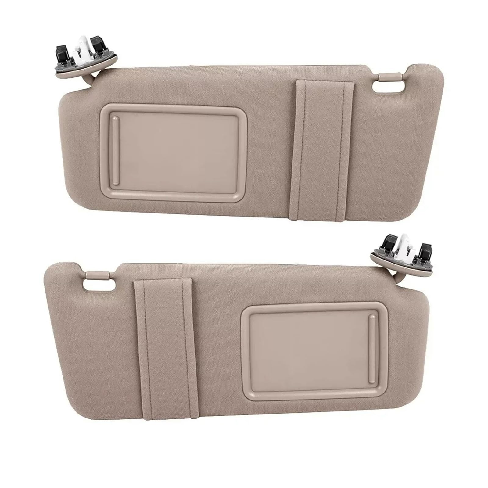 Auto Visier Sonnenschutz Grau/Beige Für Toyota Für Camry 2007 2008 2009 2010 2011 Auto-Sonnenblende Paar Links Und Rechts Ohne Schiebedach Ersatz Für Auto-Innenteile Sonnenblende(Beige) von FRVVPL