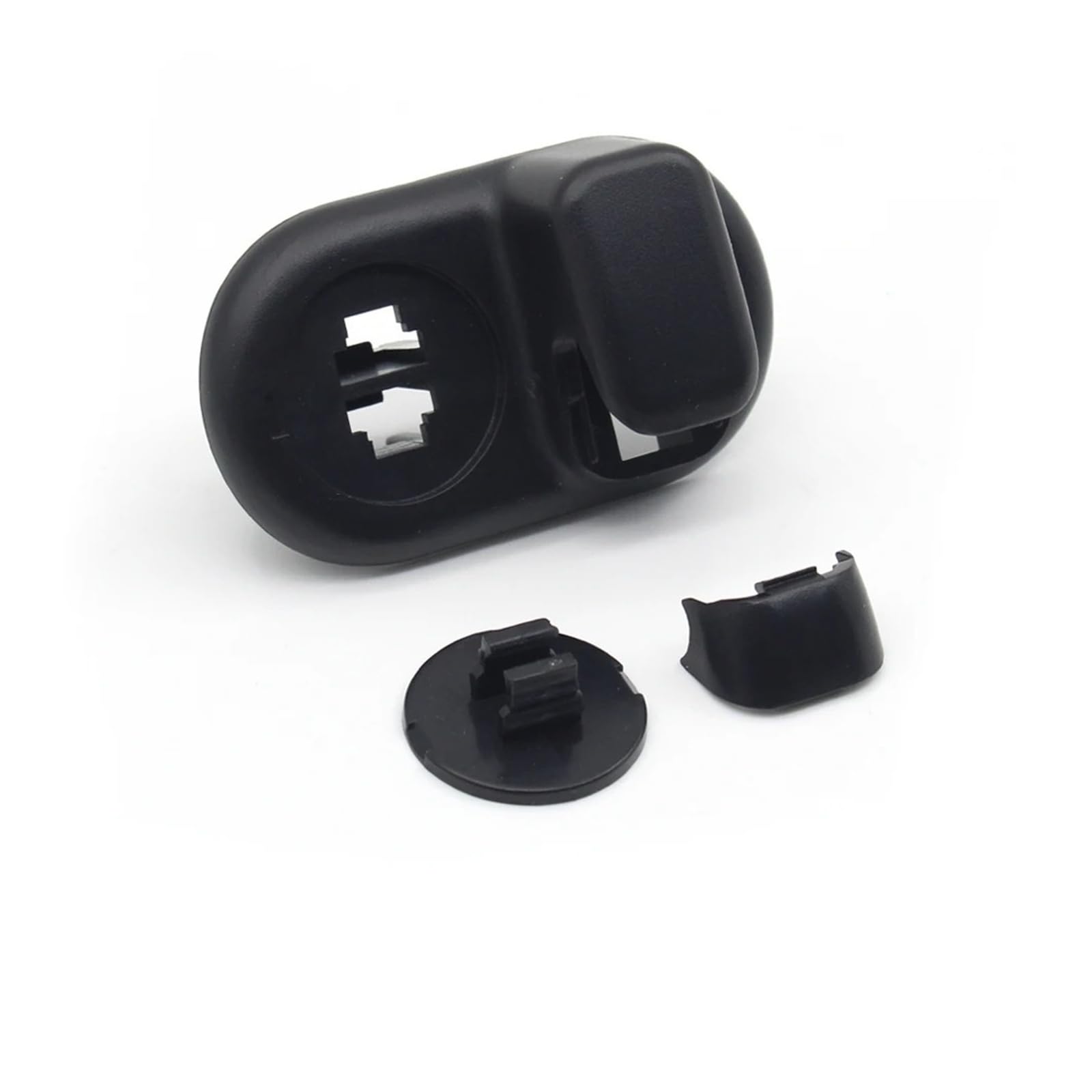 Auto Visier Sonnenschutz LHD RHD Dach Seite Sonnenblende Sonnenblende Feste Clip Schnalle Retainer Haken Halterung Für MINI Für Cooper Für ONE Für JCW F54 F55 F56 2014-2020 Sonnenblende(LHD Front Blac von FRVVPL