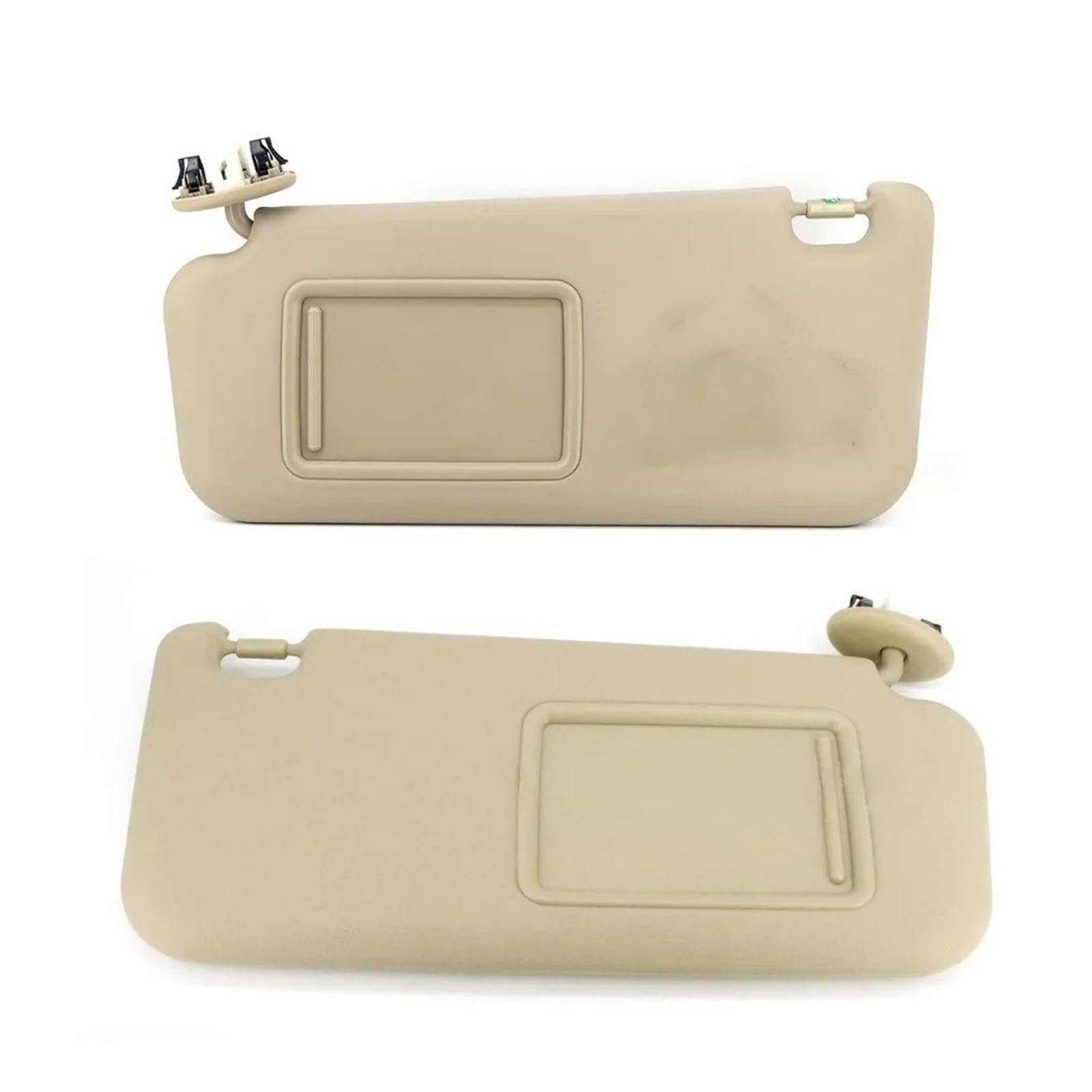 Auto Visier Sonnenschutz Links Rechts Seite Fahrerseite Beifahrerseite Beige Grau Auto Sonnenblende Für Toyota Für RAV4 2006 2007 2008 2009 2010 2011 2012 Sonnenblende(Beige Left and Right) von FRVVPL