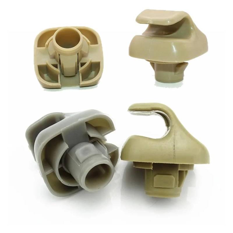 Auto Visier Sonnenschutz Sonnenblende Halter Sonnenschirm Antidazzele Visier Clips Verschluss Für CIVIC FA1 FD1 FD2 2006 2007 2008 2009 2010 2011 Beige Elfenbein Grau Farbe Sonnenblende(2 Pieces(Beige von FRVVPL