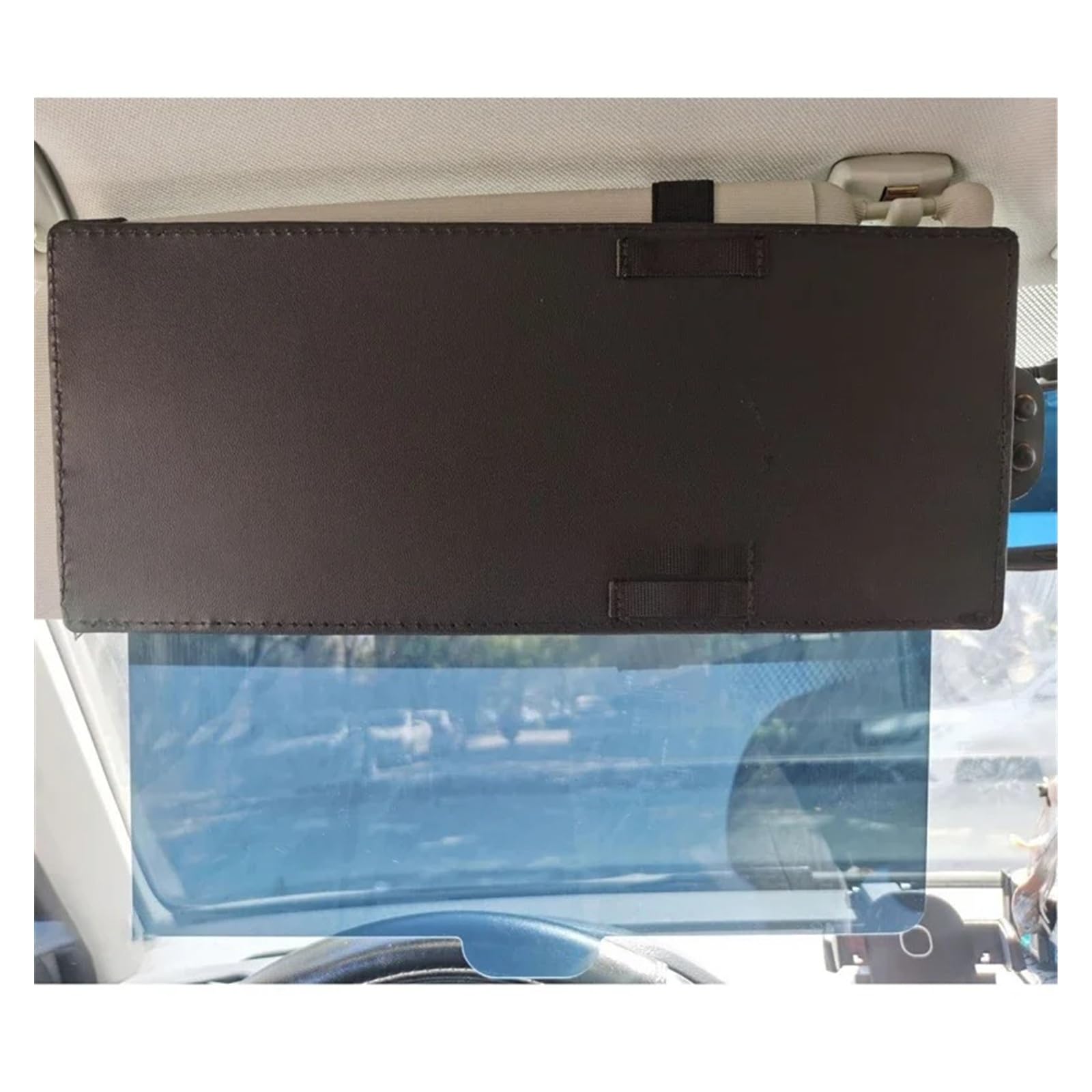 Auto Visier Sonnenschutz Universal Auto Sonnenblende Extender Blendschutz Sonnenschutz Autofenster Sonnenschutz Und UV-Strahlen Blocker Sonnenschutz Autos Zubehör Sonnenblende(Lens Plate Black) von FRVVPL