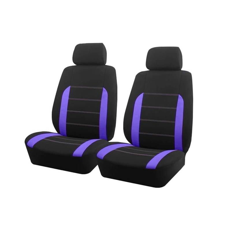 Autositzbezüge Universelle Autositzbezüge Für Die Meisten Autos SUV LKW Polyestergewebe Autositzschutz Auto Schonbezüge(Purple 2 seat) von FRVVPL