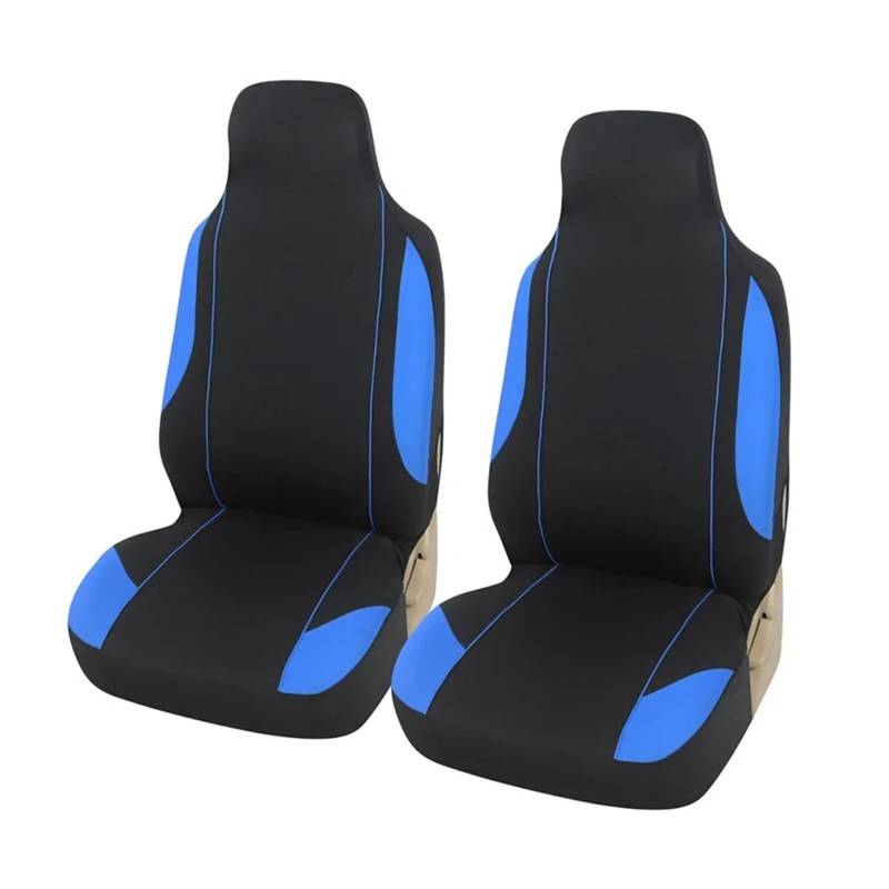 FRVVPL Autositzbezüge 1 Stück Oder 2 Stück Universell Autositzbezüge Für Schalensitze Für Autos LKW SUVs Handwaschbar Für Mazda MX-3 Auto Schonbezüge(2 Piece Blue) von FRVVPL