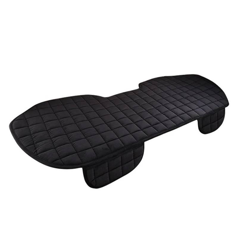 FRVVPL Autositzbezüge Autositzbezug Winter Warme Sitzbezüge Universal Innenraum Auto Sitzkissen Schutzmatten 5-Sitzer Autozubehör Auto Schonbezüge(Black Rear 1piece) von FRVVPL