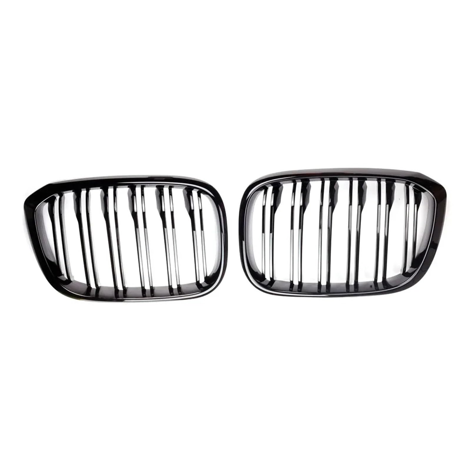 Front Kühlergrille EIN Lamellengrill Vorne Nierengitter Für X3 Für X4 Für G01 Für G02 Für G08 2018 2019 2020 2021 Glänzend Schwarz Renngrills Auto-Styling Grill Kühlergrill Vorne(Gloss Black Dual) von FRVVPL