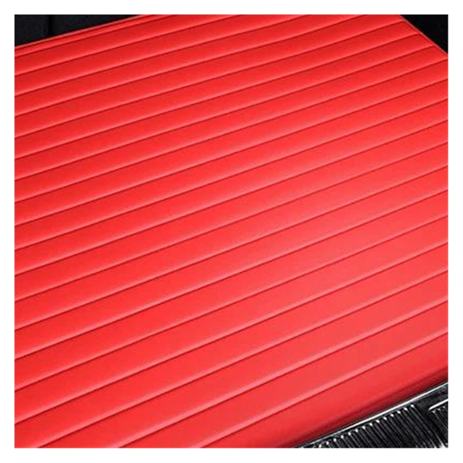 Kofferraummatte Für Für X6 G06 2020 2021 2022 Streifen Custom Style Auto Kofferraummatten Autozubehör Innendetails Teppich Kofferraum Schutzmatte(Rot) von FRVVPL