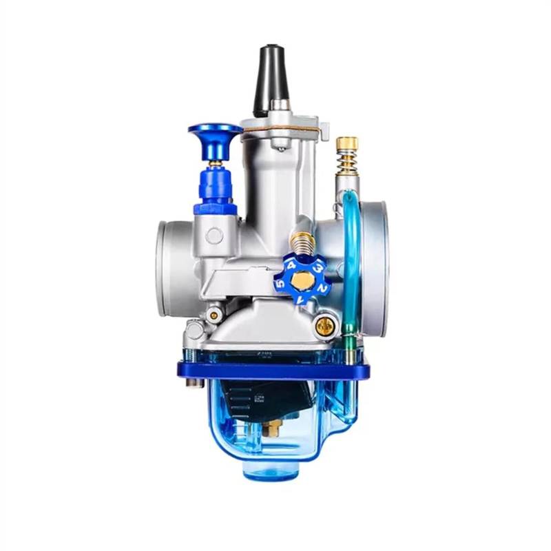 Motorrad Vergaser Carb Blue Bowl Racing Motorrad Vergaser PWK 24 26 28 30 32 34 24mm 26mm 28mm 30mm 32mm 34mm Für Motocross Scooter ATV Dirt Bike(Pwk 28) von FRVVPL