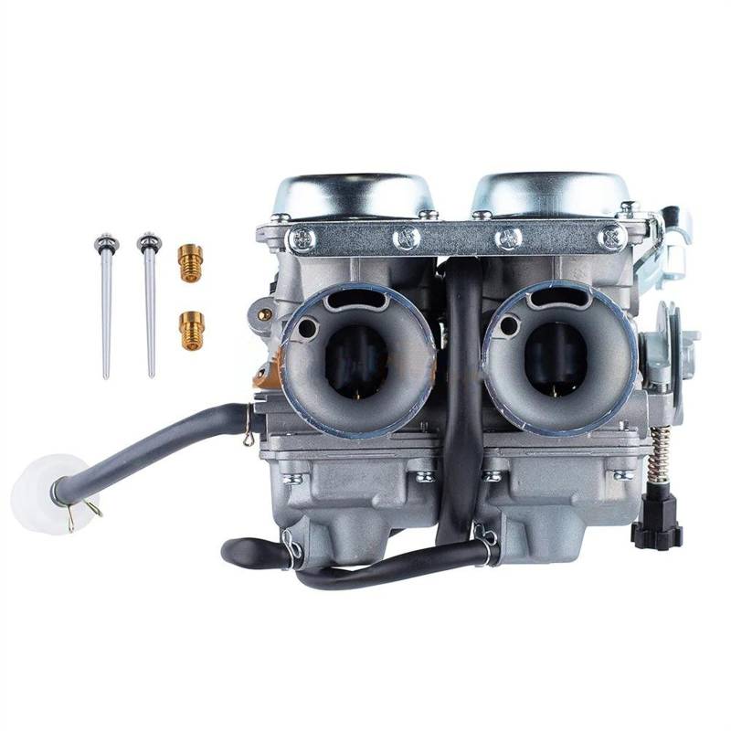 Motorrad Vergaser Carb Dual Carb 26mm PD26J Vergaser Assy Für Rebel CA250 CB250T CBT250 CBT125 CBT150 CMX250 250cc Doppel Zylinder Motorrad von FRVVPL