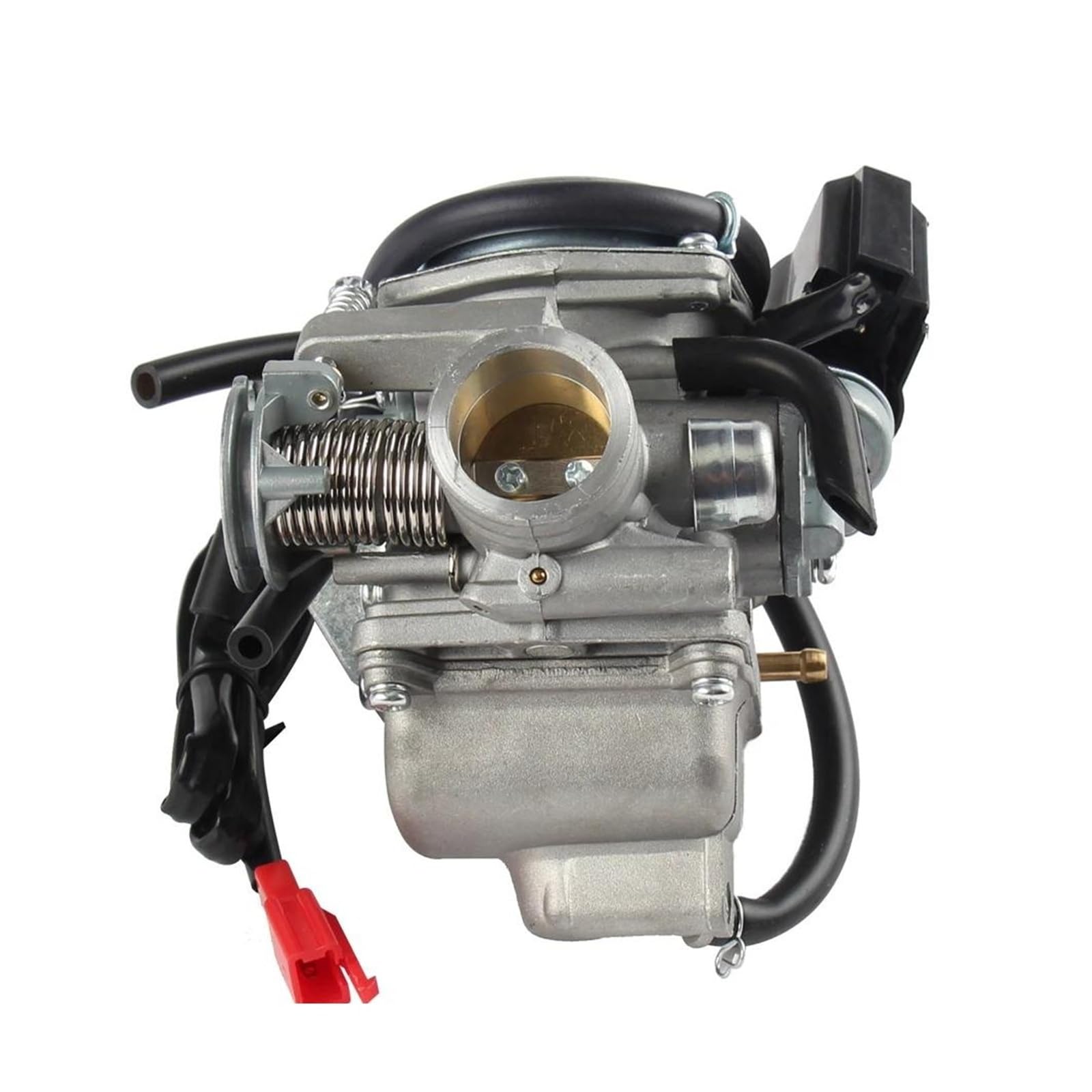 Motorrad Vergaser Carb Motorradvergaser für 24 mm 26 mm für Sunl für CVK für GY6 125 cc 150 cc 152QMI 157QMJ Roller Moped Buggy ATV Kart Motor(26mm) von FRVVPL