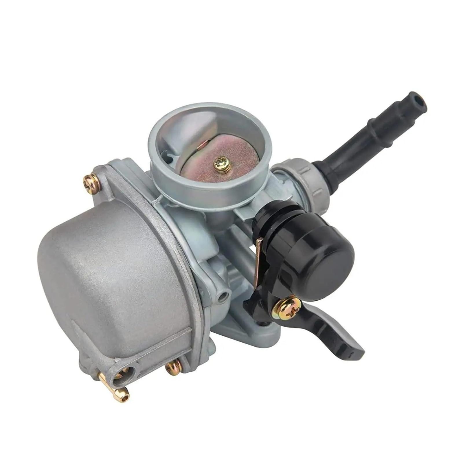 Motorrad Vergaser Carb Universal Motorrad Vergaser PZ19 19mm Vergaser Carb W/Air Filter Für 50 70 90 110 125cc ATV Quad 4 Wheeler Dirt Bike Motorrad(Small Suit) von FRVVPL