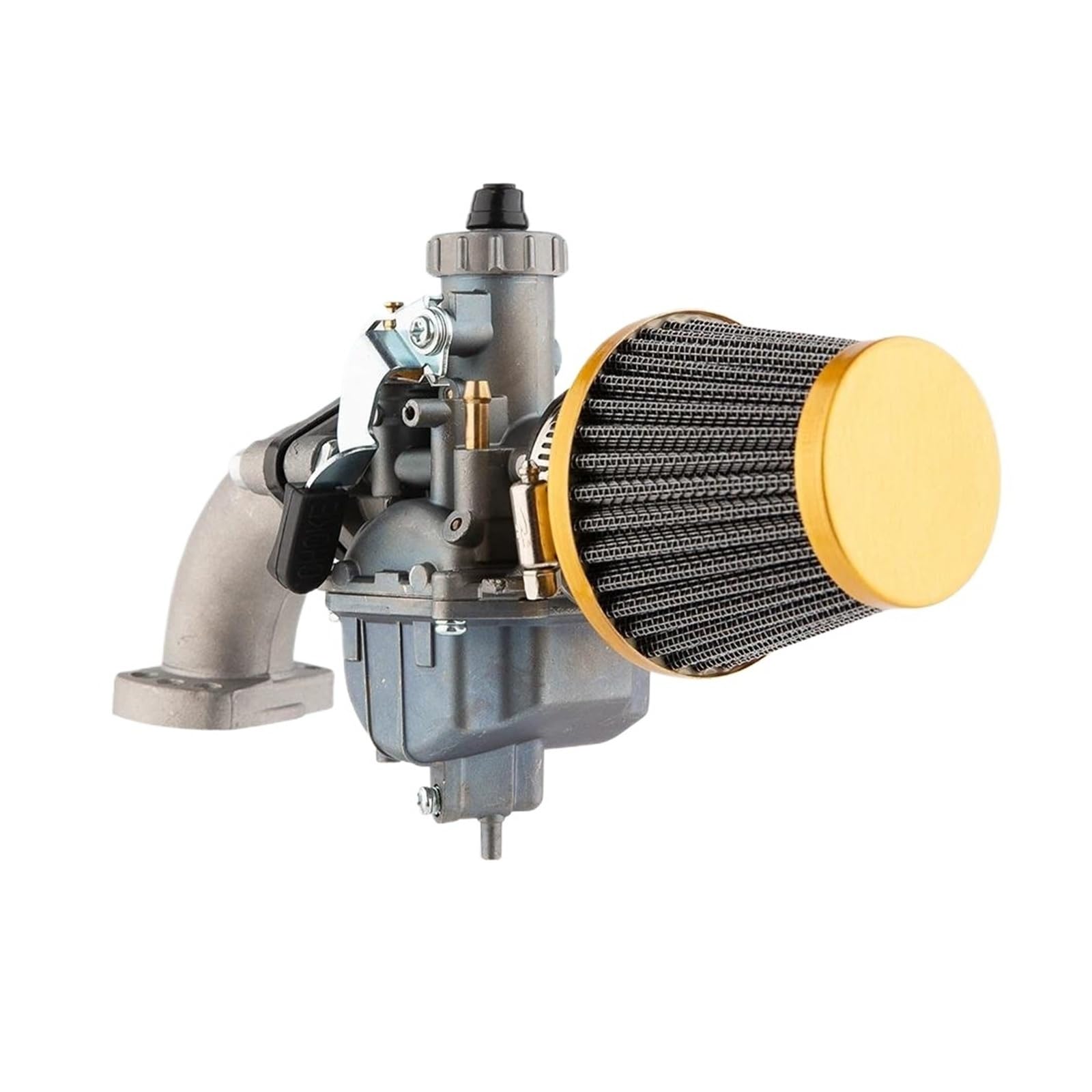 Motorrad Vergaser Carb VM22 26mm Aluminium-Vergaser-Kit 56-2 6-Loch-Motorrad Für Mikuni-Ansaugrohr 110ccm 125ccm 140ccm Für Lifan YX Zubehör(6-Hole Yellow) von FRVVPL