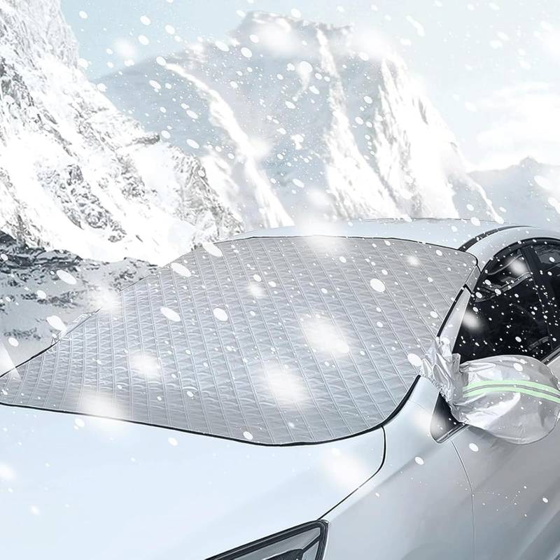 Frontscheibenabdeckung für Hyundai Sonata 8. Generation (DN8) 2020 2021 2022 2023 2024, Winter Auto Scheibenabdeckung Gegen Schnee Frost und Sonne Auto Zubehör,White von FSHWQR